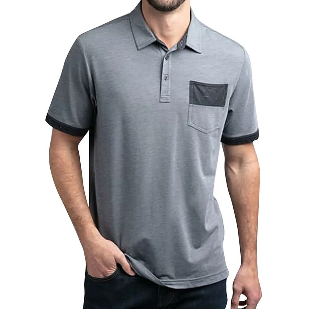 TravisMathew Smoke Rings Mens Golf Polo 1 TravisMathew Smoke Rings Mens Golf Polo