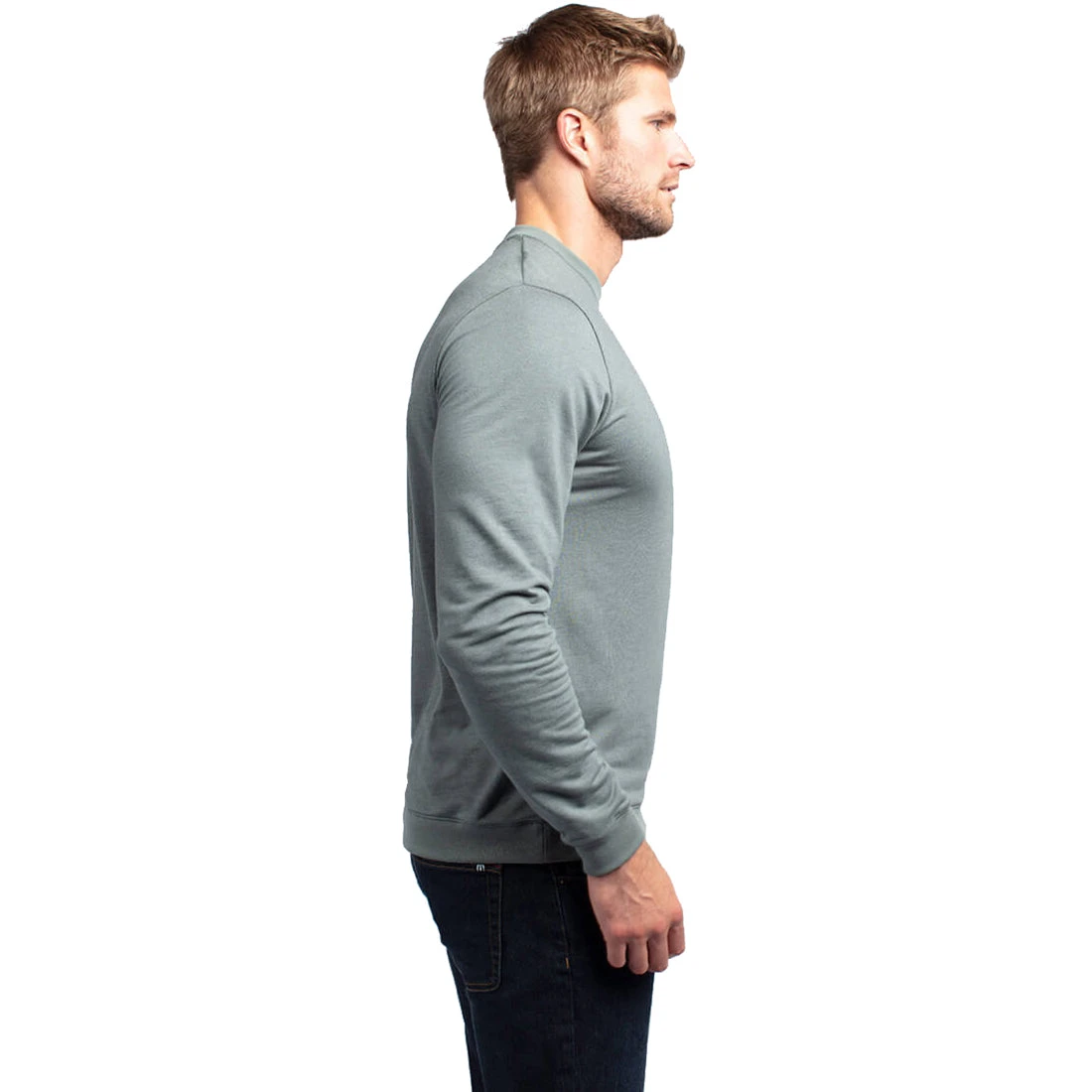 TravisMathew Fink Pullover Mens Golf Shirt 2 TravisMathew Fink Pullover Mens Golf Shirt - Image 2