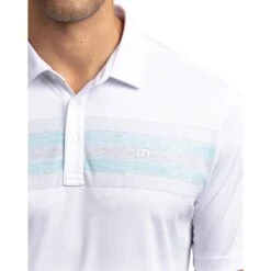 TravisMathew Transcontinental Mens Golf Polo -Travismathew 12308 WHITE 2