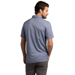 TravisMathew Resort Living Mens Golf Polo -Travismathew 17636 HTHRMOODINDIG 2