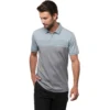 TravisMathew A Soiree Sight Heather Federal Blue Mens Golf Polo