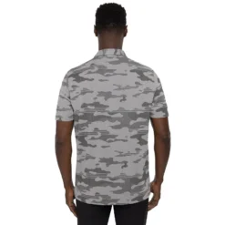 TravisMathew Heater Camo Mens Golf Polo -Travismathew 24370 GREY 1