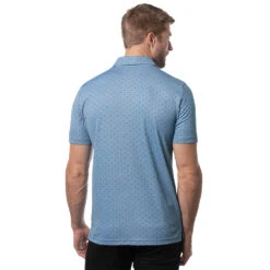 TravisMathew High Spirits Mens Golf Polo -Travismathew 24463 HTHRBLUE4HBE 2