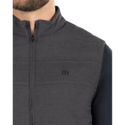 TravisMathew Apex Flex Heather Black Mens Golf Vest -Travismathew 27026 HTHRBLACK0HBL 2 133e8233 4d9c 4c73 9966 a6f1bdce41ec
