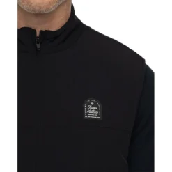 TravisMathew Good Fortune Mens Golf Vest 5 TravisMathew Good Fortune Mens Golf Vest -Travismathew 30657 BLACK0BLK 2